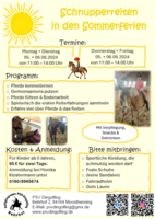 Logo Schnupperreiten in den Sommerferien - 05. + 06.09.2024