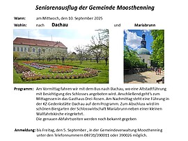 Banner Seniorenausflug