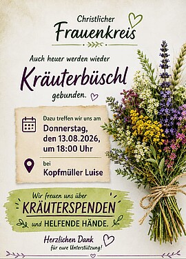 Banner Kräuterbüschlbinden