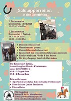 Logo Schnupperreiten Osterferien - 17.04.25