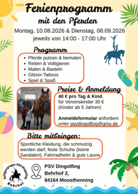 Banner Sommer Ferienprogramm - 08.09.2026